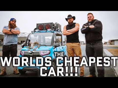 We Bought The World's Cheapest New Car *Weight Limit EXCEEDED*