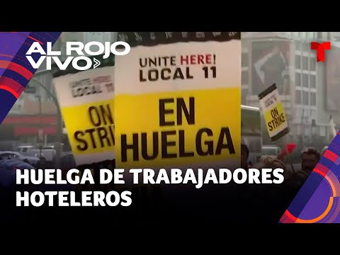 Estalla huelga de trabajadores de hoteles en California y Ohio por bajos salarios