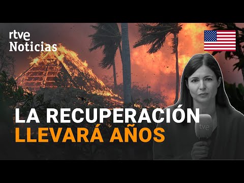 HAWÁI: Los INCENDIOS avivados por el HURACÁN DORA dejan 36 MUERTOS en la ISLA de MAUI | RTVE