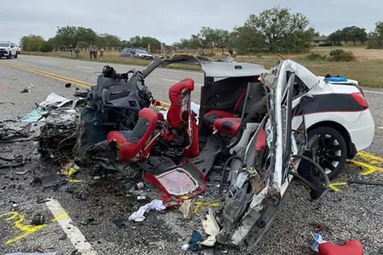 Accidente automovilístico en el estado de Texas