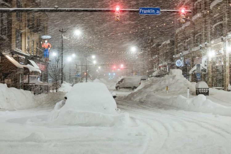 Tormenta invernal en Estados Unidos