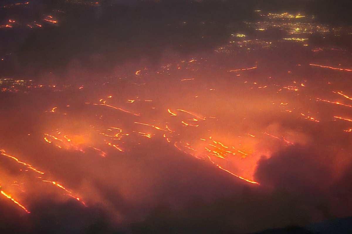 Monstruoso incendio en Texas