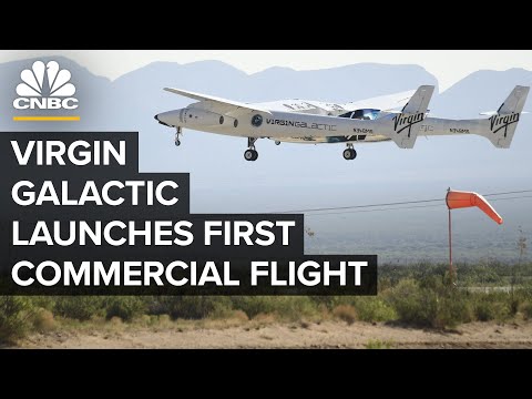 Watch Virgin Galactic fly its first paying customers to space for tourism — 6/29/23