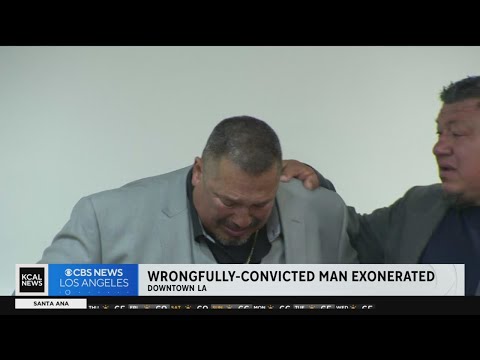 Man wrongfully convicted is exonerated after serving a 33-year prison sentence