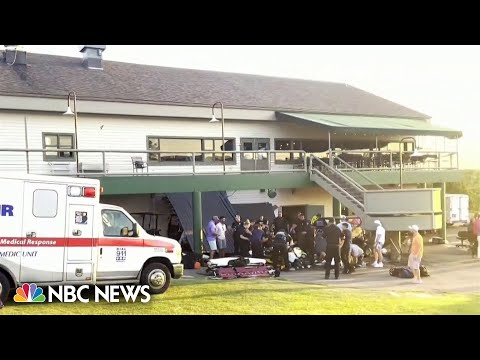 Dozens hospitalized after deck collapse at Montana country club