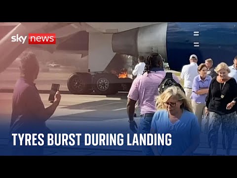 Atlanta: Passengers forced to evacuate Delta flight after tyres burst during landing