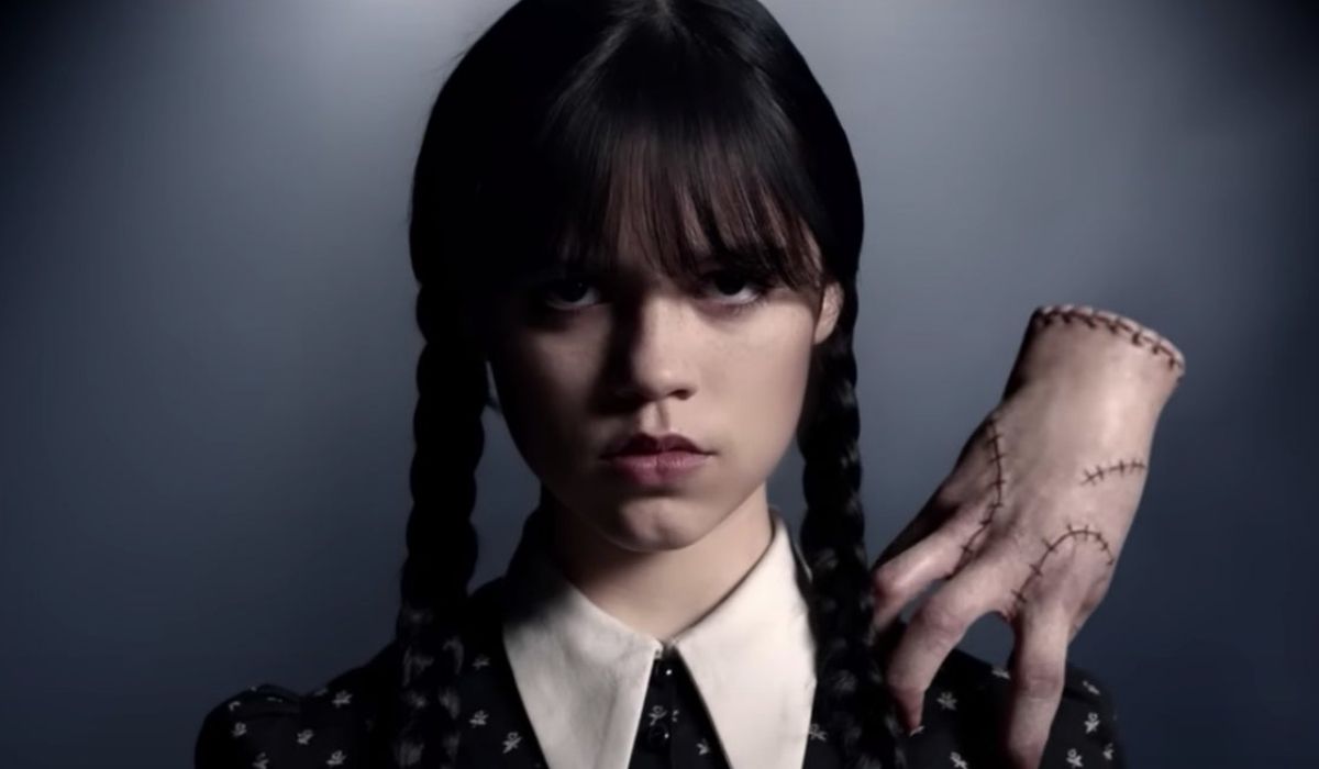 Jenna Ortega as Wednesday in the series about the daughter of ‘The Addams Family’
