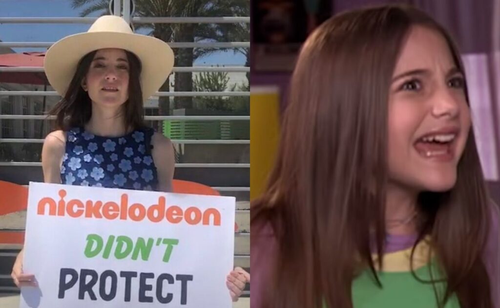 'Zoey 101' actress protests outside Nickelodeon; 'they didn't protect ...